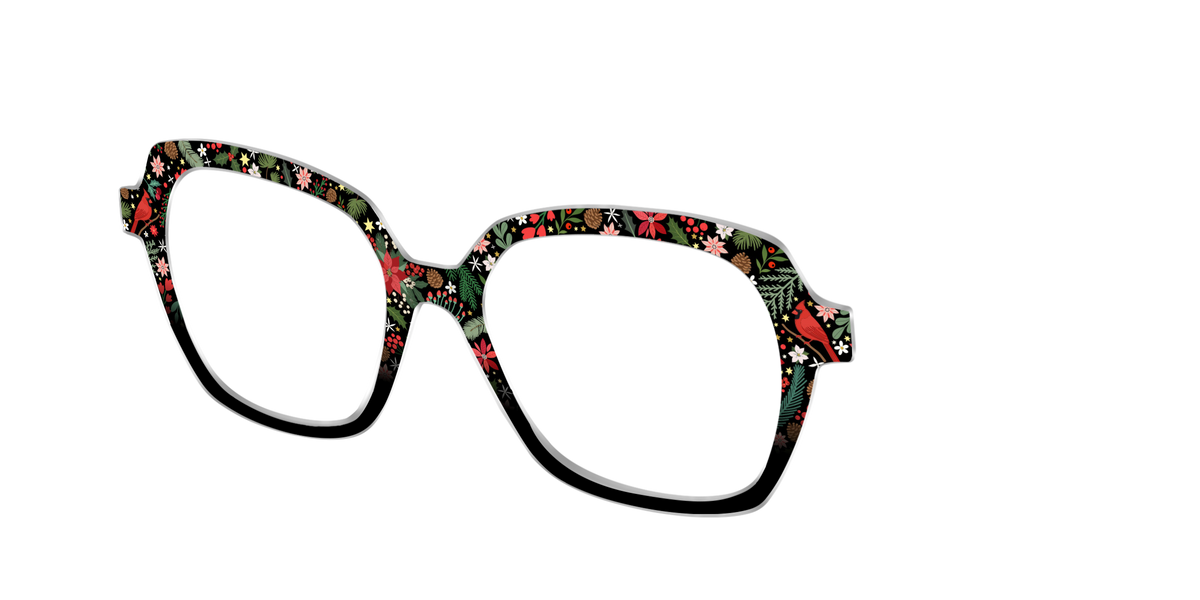 The Winter Wonderland Floral - Angle Top Image - Pair Eyewear