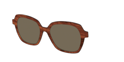 The Polarized Woodgrain Sun Top - Angle Top Thumbnail - Pair Eyewear