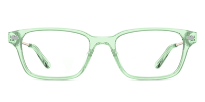 Mixed Material Green Clear Gold Metal