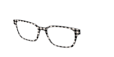 The Black Buffalo Check with Glitter - Angle Top Thumbnail - Pair Eyewear