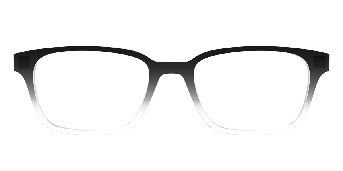 The Black Gradient Crystal - Front Top Image - Pair Eyewear
