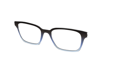 The Black to Icy Cyan Gradient - Angle Top Thumbnail - Pair Eyewear