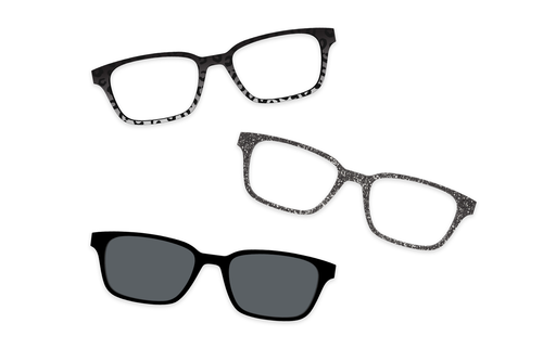 Black Gold Metal - Set - Pair Eyewear