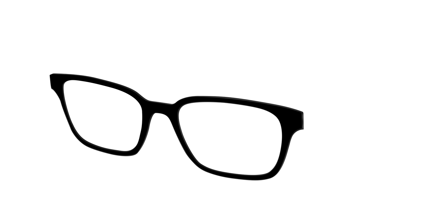 The Black - Angle Top Image - Pair Eyewear