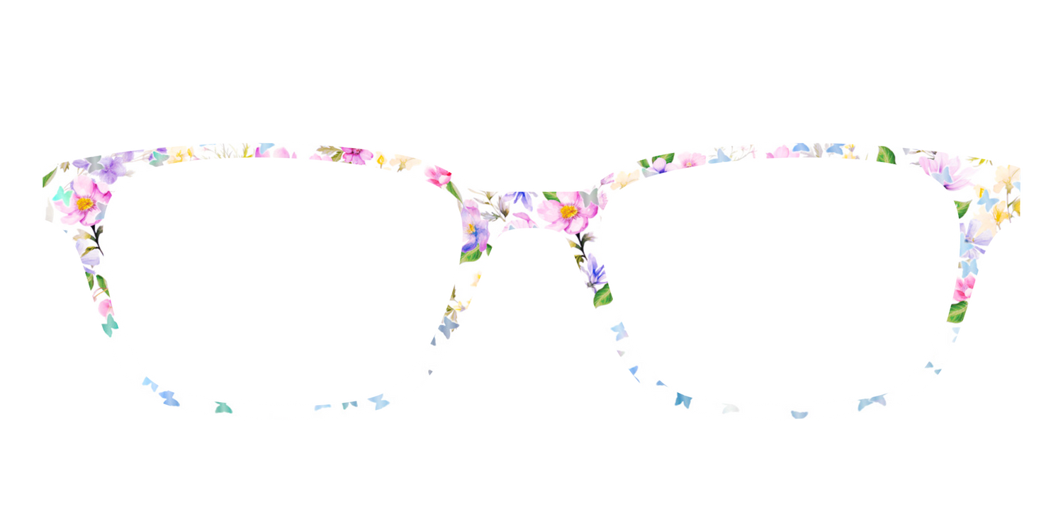 The Delicate Flower Crown with Butterfly Glitter - Front Top Image - Pair Eyewear