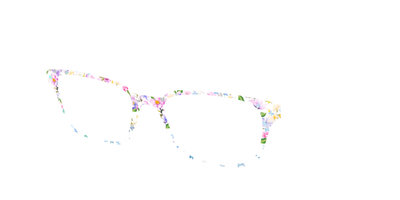 The Delicate Flower Crown with Butterfly Glitter - Angle Top Thumbnail - Pair Eyewear