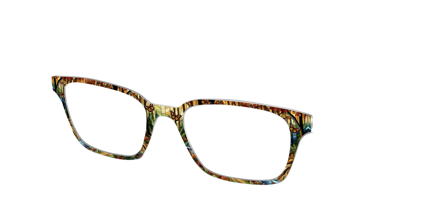 The Enchanted Woods Stained Glass - Angle Top Image - Pair Eyewear