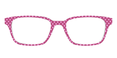 The Fuchsia Polka Dots - Front Top Thumbnail - Pair Eyewear