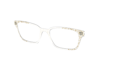 The Golden Flair Glitter Crystal with Gold Foil - Angle Top Thumbnail - Pair Eyewear