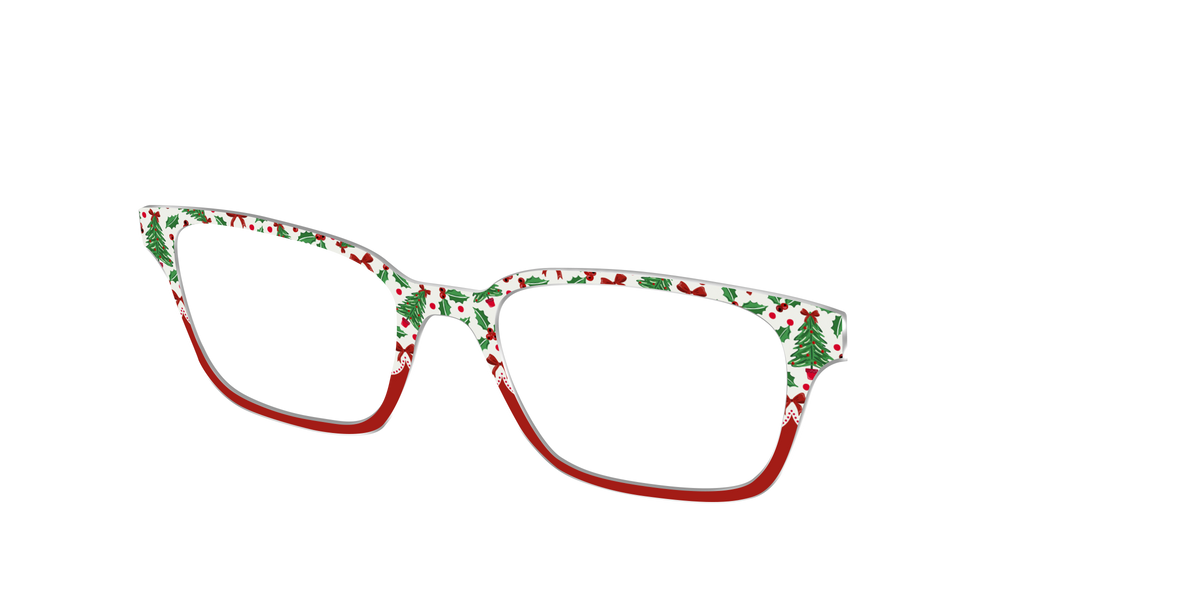 The Holly Jolly Split - Angle Top Image - Pair Eyewear