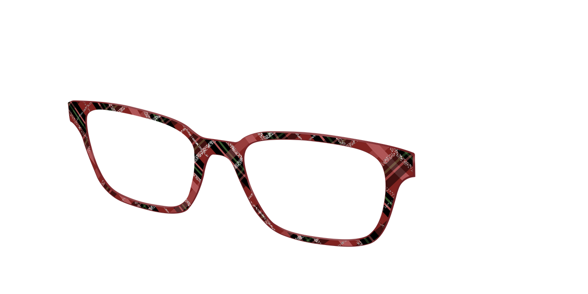 The Holly Plaid with Glitter - Angle Top Image - Pair Eyewear