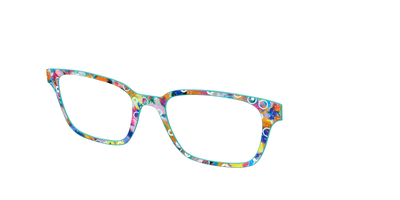 The Imaginative Tortoise with Bubble Glitter - Angle Top Thumbnail - Pair Eyewear