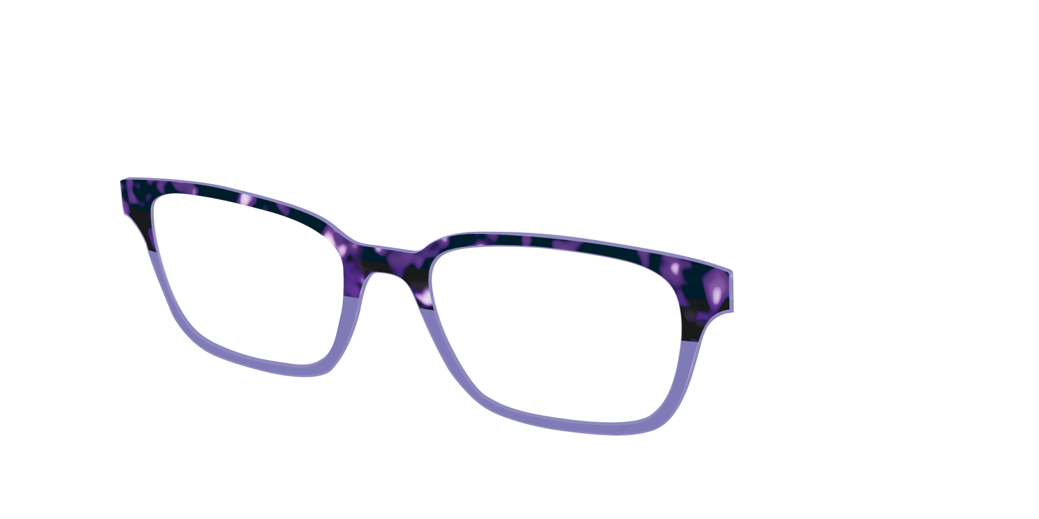 The Iris Tortoise Crystal Split - Angle Top Image - Pair Eyewear