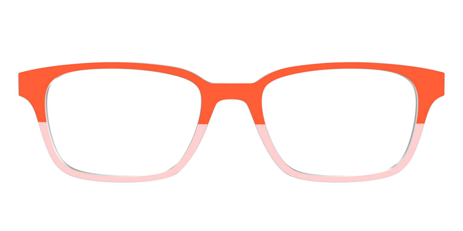The Jasper & Venetian Pink Split - Front Top Image - Pair Eyewear