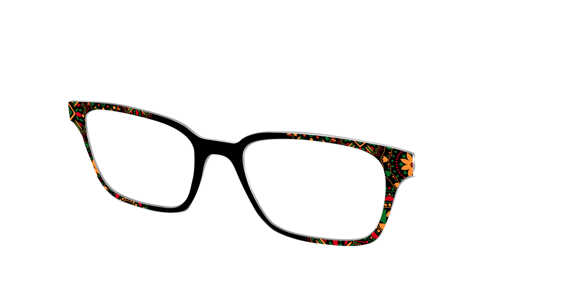 The Kwanzaa Medallion - Angle Top Image - Pair Eyewear