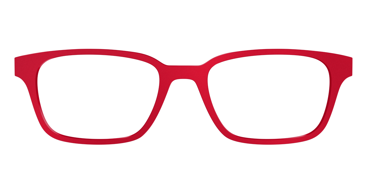 The Matte Red - Front Top Image - Pair Eyewear