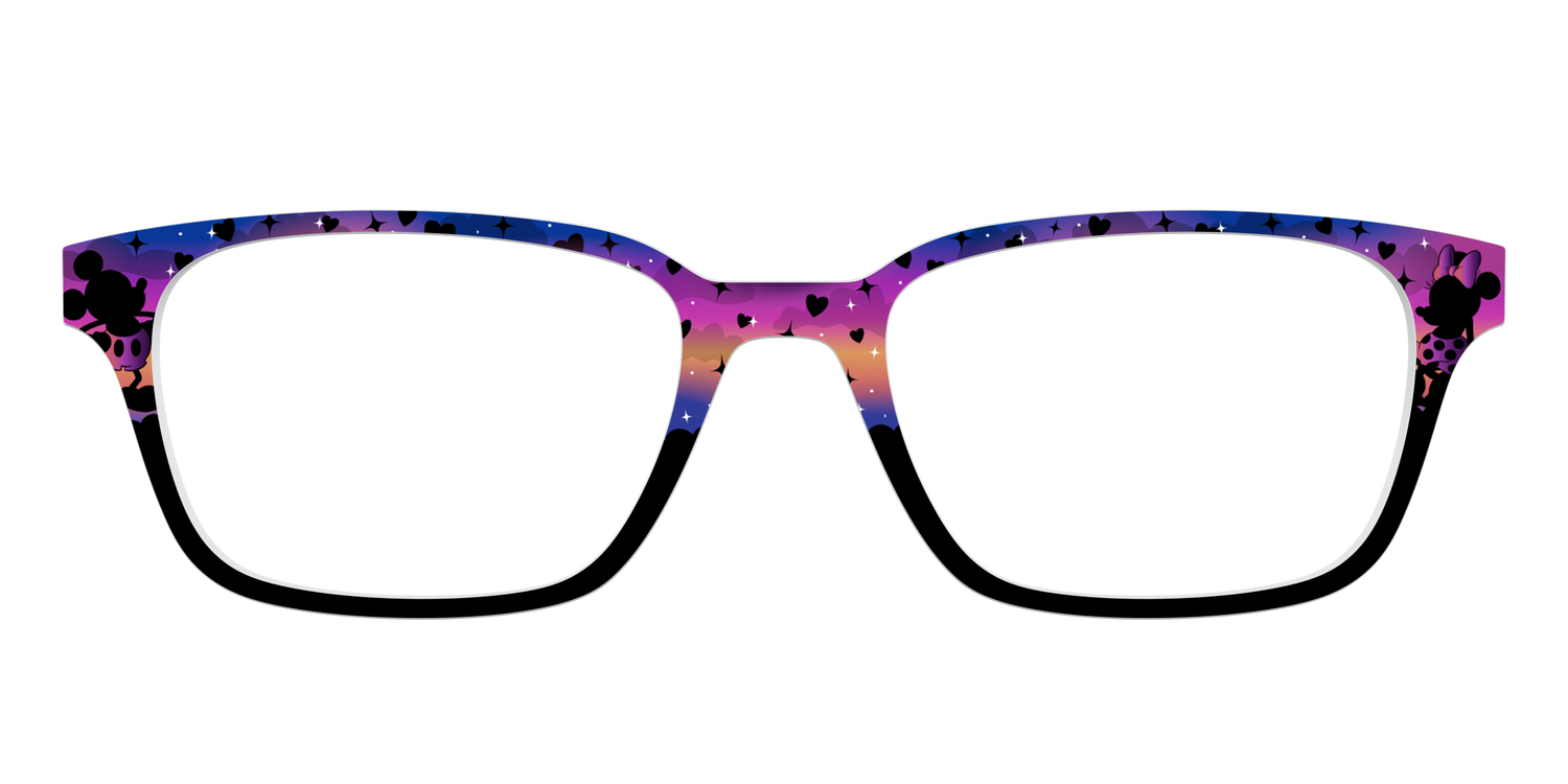 The Mickey & Minnie Shadow Play - Front Top Image - Pair Eyewear