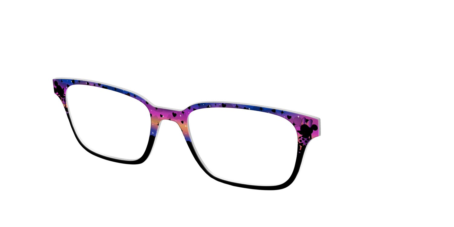 The Mickey & Minnie Shadow Play - Angle Top Image - Pair Eyewear