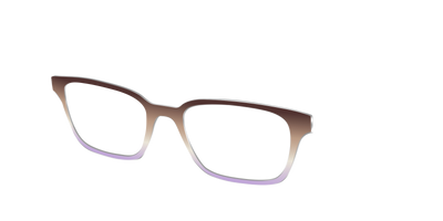 The Mocha to Light Lavender Gradient - Angle Top Thumbnail - Pair Eyewear