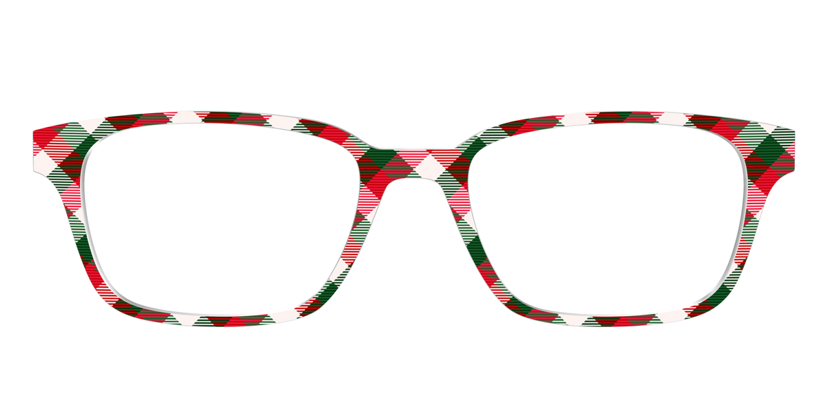 The Nice List Plaid - Front Top Image - Pair Eyewear