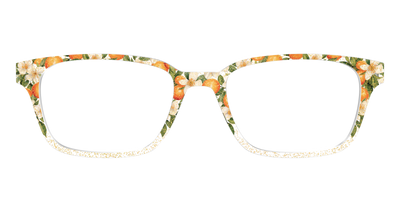 The Orange Blossom Glitter Crystal - Front Top Thumbnail - Pair Eyewear