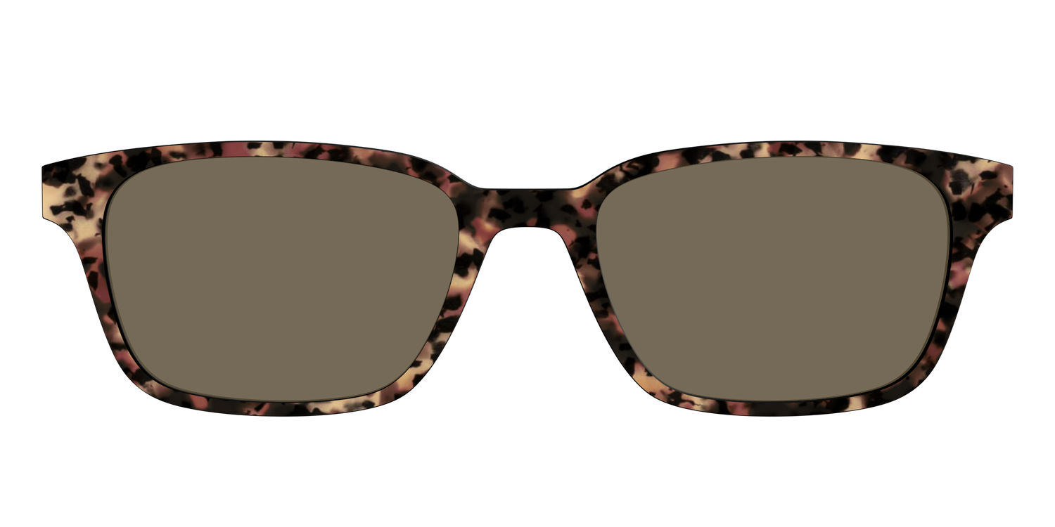 The Polarized Sienna Tortoise Sun Top - Front Top Image - Pair Eyewear