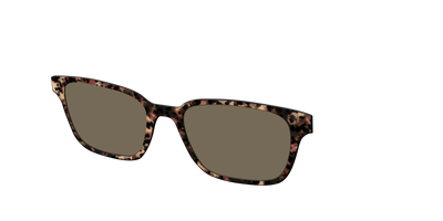 The Polarized Sienna Tortoise Sun Top - Angle Top Thumbnail - Pair Eyewear