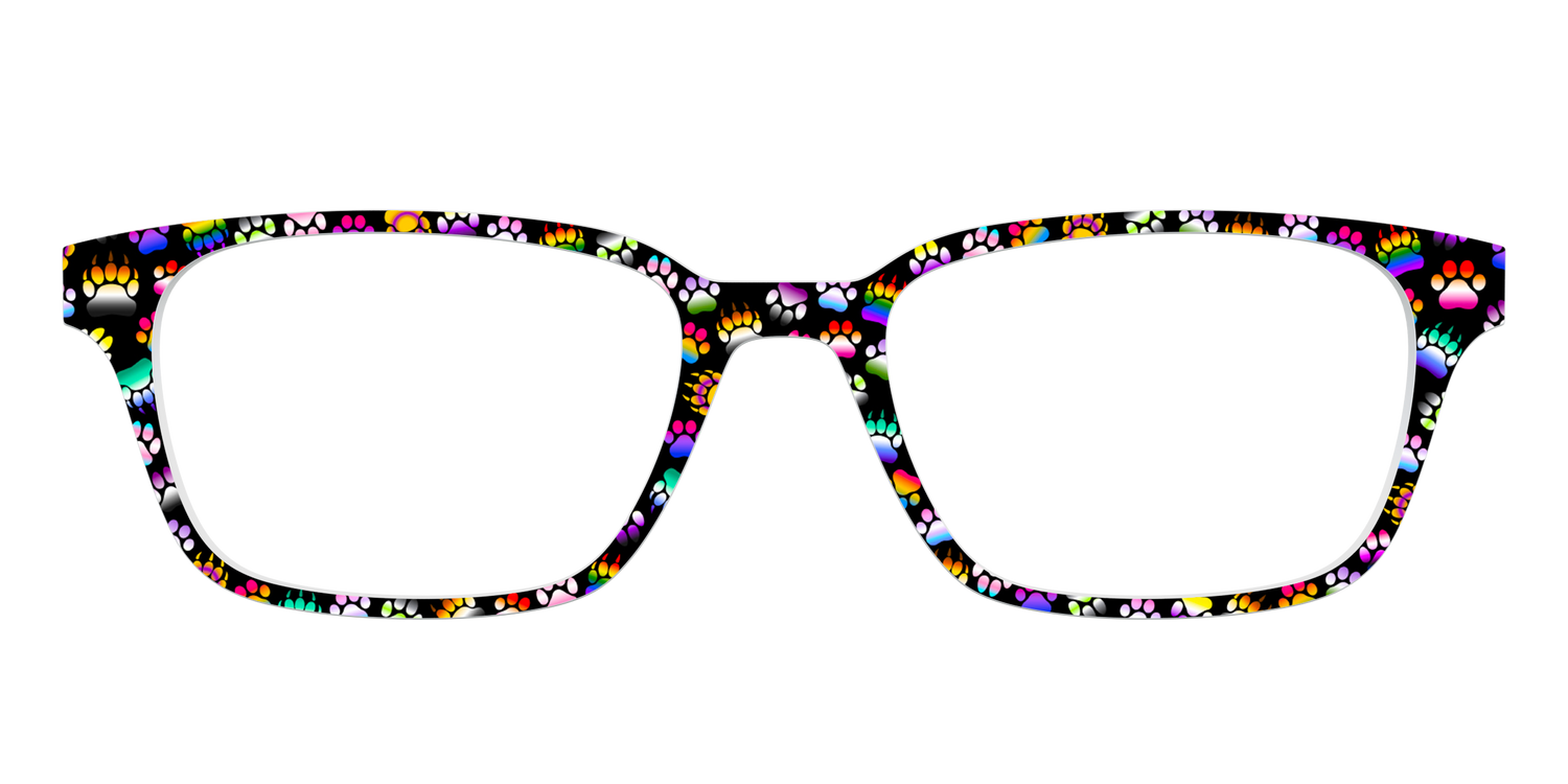 The Pride Paw Prints - Front Top Image - Pair Eyewear