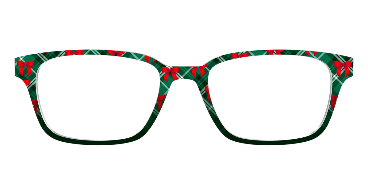 The Ribbon-Clad Plaid - Front Top Image - Pair Eyewear