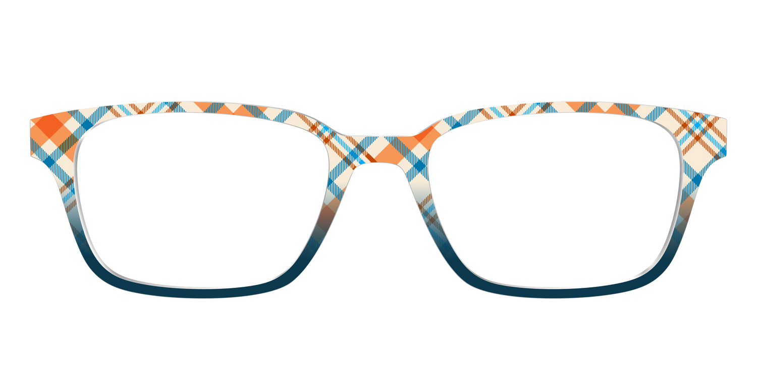 The Sailing Plaid - Front Top Image - Pair Eyewear