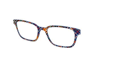 The Scholastic Plaid with Foil - Angle Top Thumbnail - Pair Eyewear