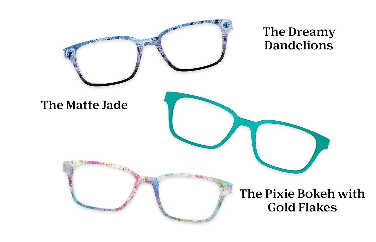 The Finley - Seafoam Clear - Pairing Set - Pair Eyewear