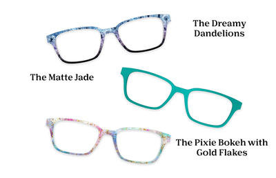 The Finley - Seafoam Clear - Pairing Set - Pair Eyewear