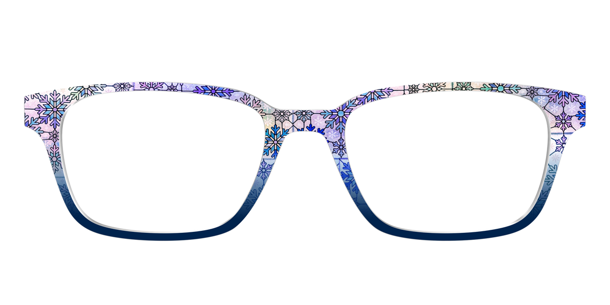 The Snowfall Stained Glass - Front Top Image - Pair Eyewear