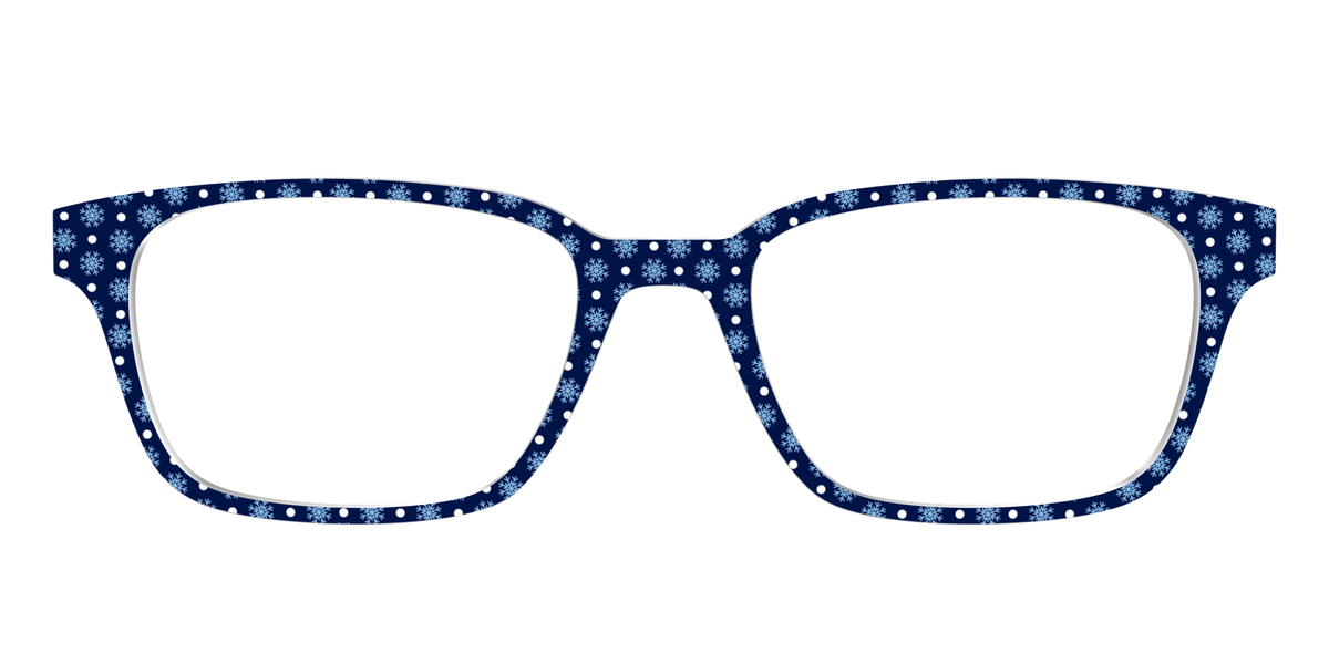 The Snowflake Polka Dot - Front Top Image - Pair Eyewear
