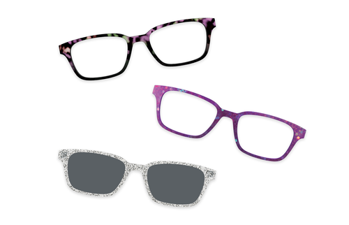Violet Pearlized Metal - Set - Pair Eyewear