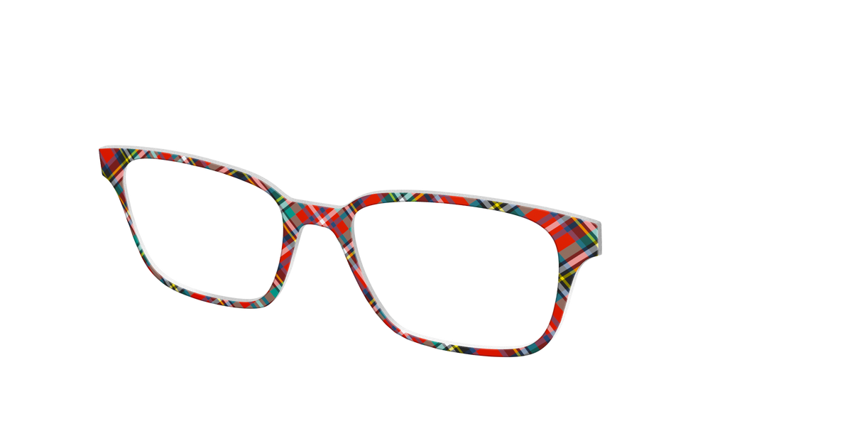 The Winter Plaid - Angle Top Image - Pair Eyewear