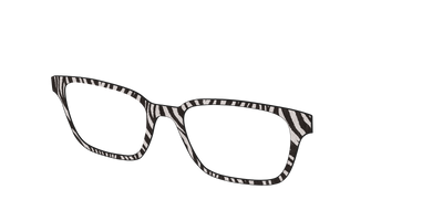 The Zebra Stripes - Angle Top Thumbnail - Pair Eyewear