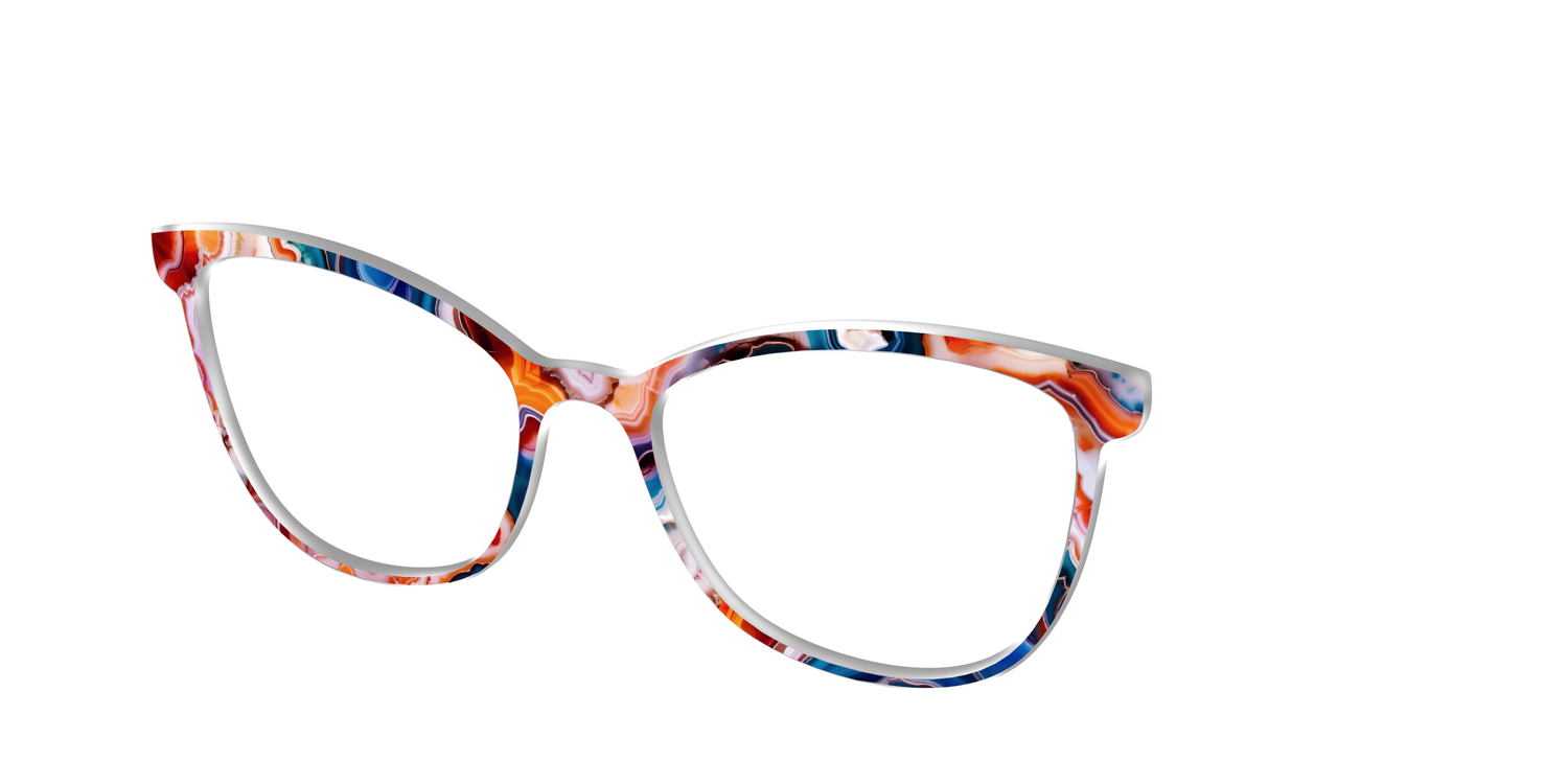 The Abroad Agate - Angle Top Image - Pair Eyewear