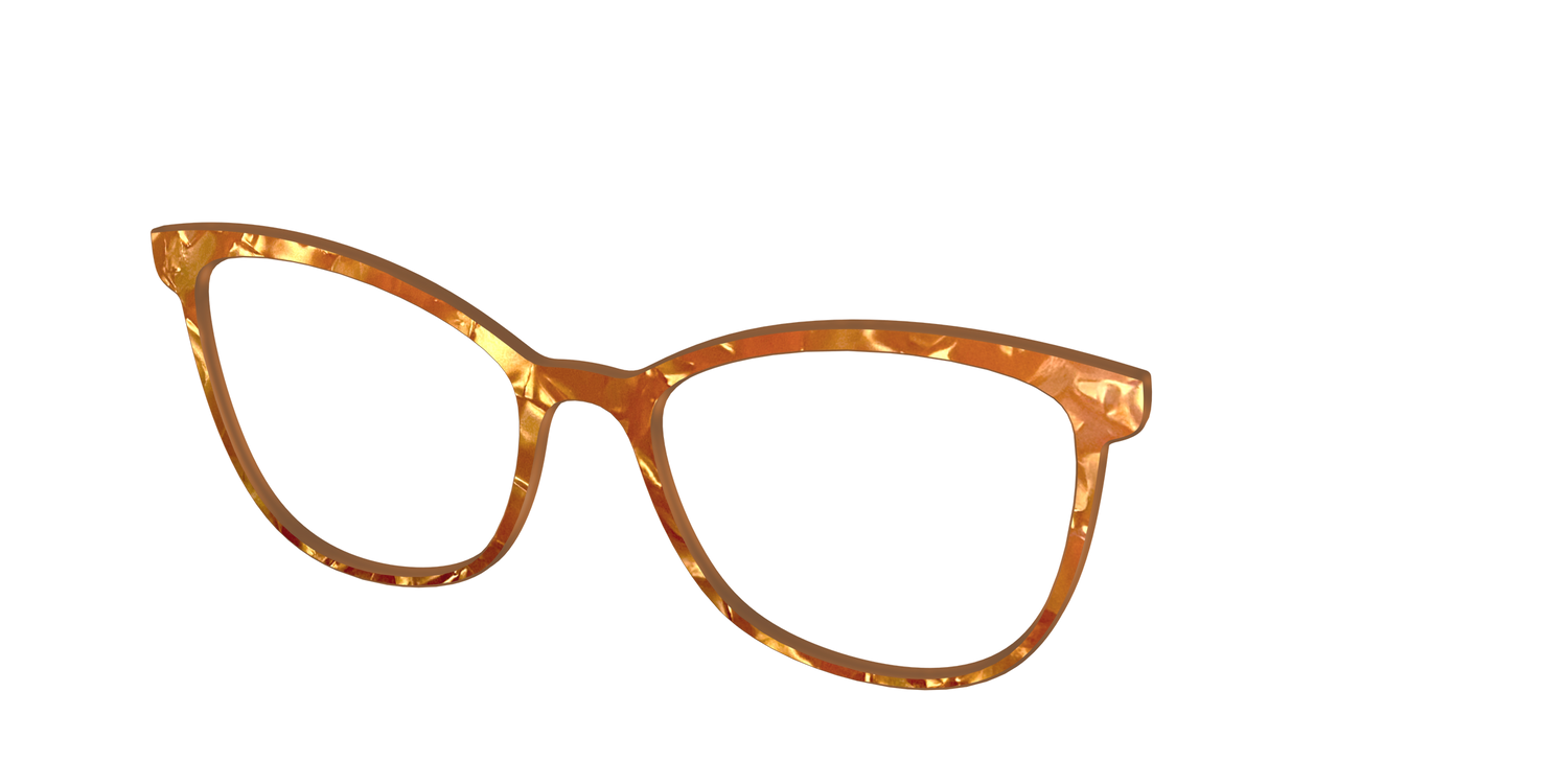 The Amber Pearl Marble - Angle Top Image - Pair Eyewear