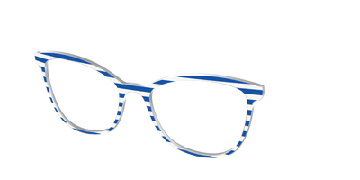 The Beach Umbrella Stripes - Angle Top Thumbnail - Pair Eyewear