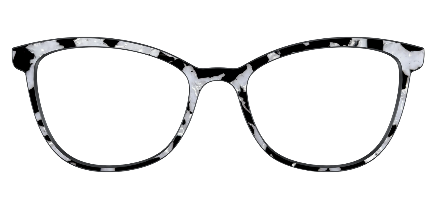 The Black & White Pearl Tortoise - Front Top Image - Pair Eyewear