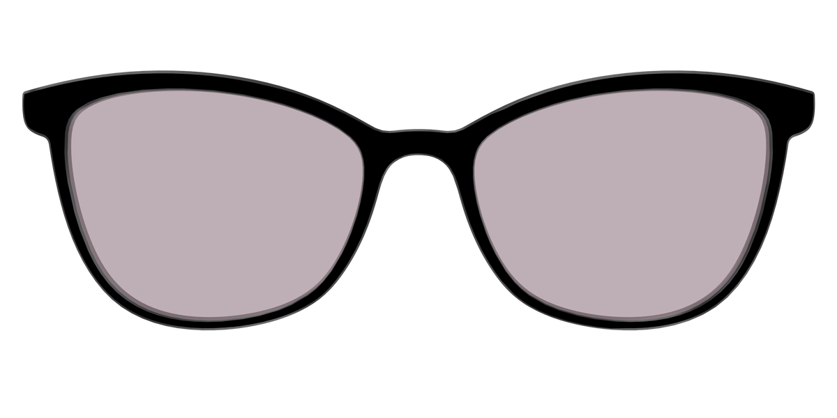 The Black with Gray Gaming lens - Front Top Image - Pair Eyewear