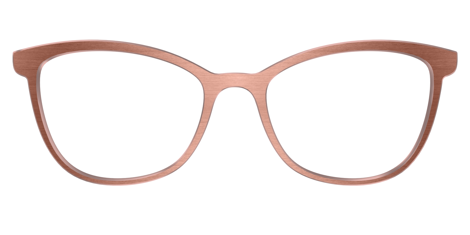 The Brushed Champagne - Front Top Image - Pair Eyewear