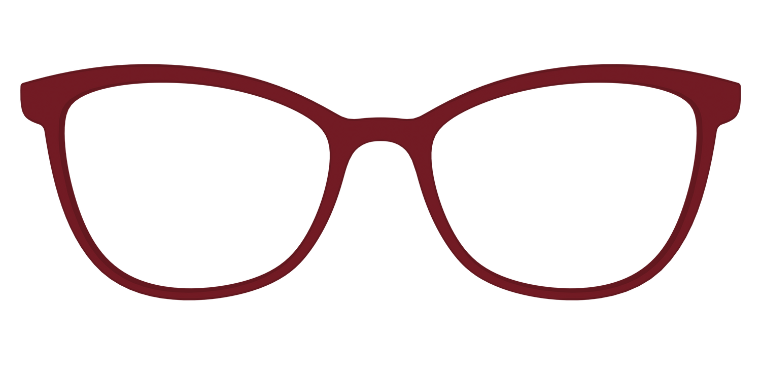 The Burgundy - Front Top Image - Pair Eyewear