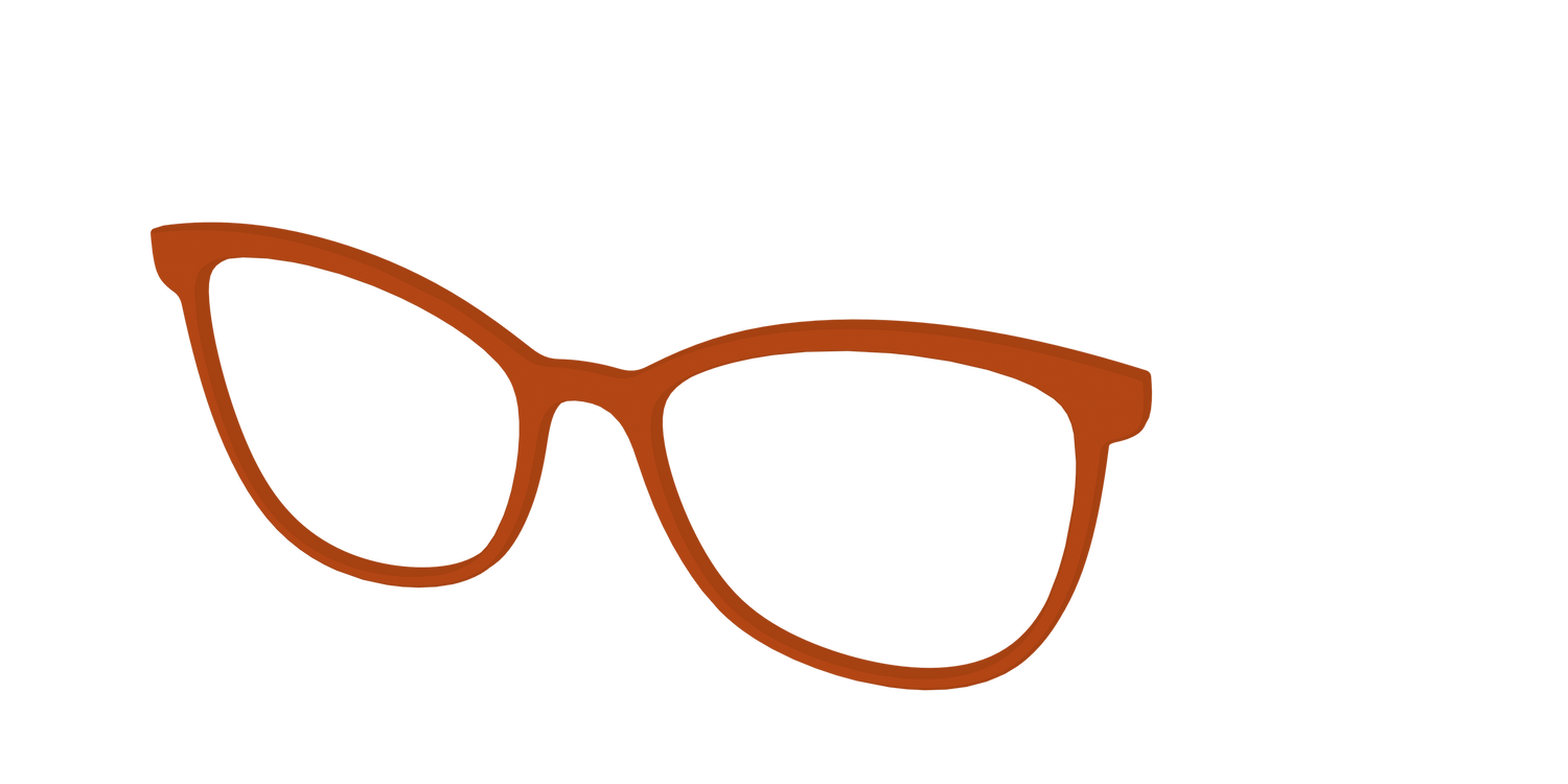 The Burnt Orange - Angle Top Image - Pair Eyewear
