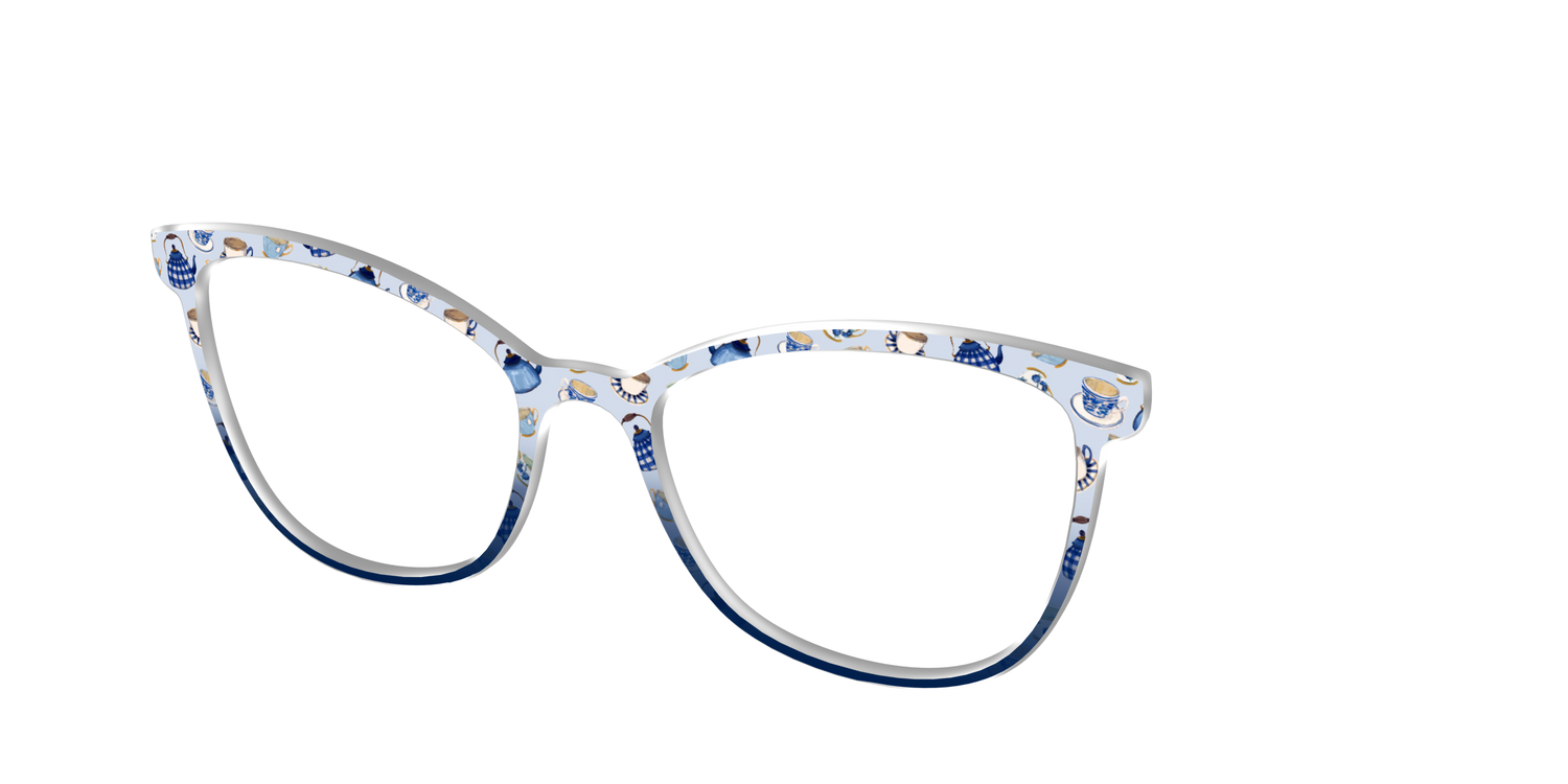 The Cozy Teacups - Angle Top Image - Pair Eyewear