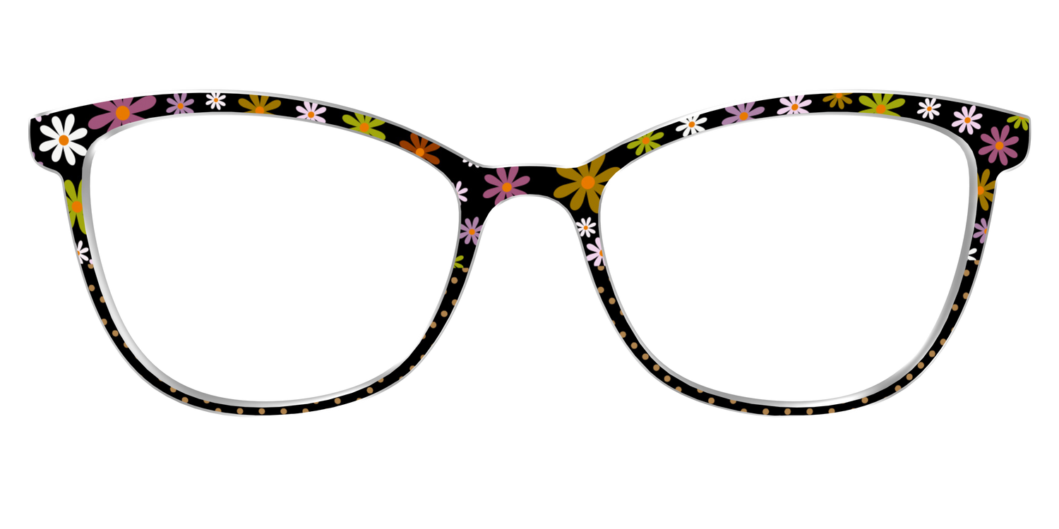 The Daisy Dot Split - Front Top Image - Pair Eyewear