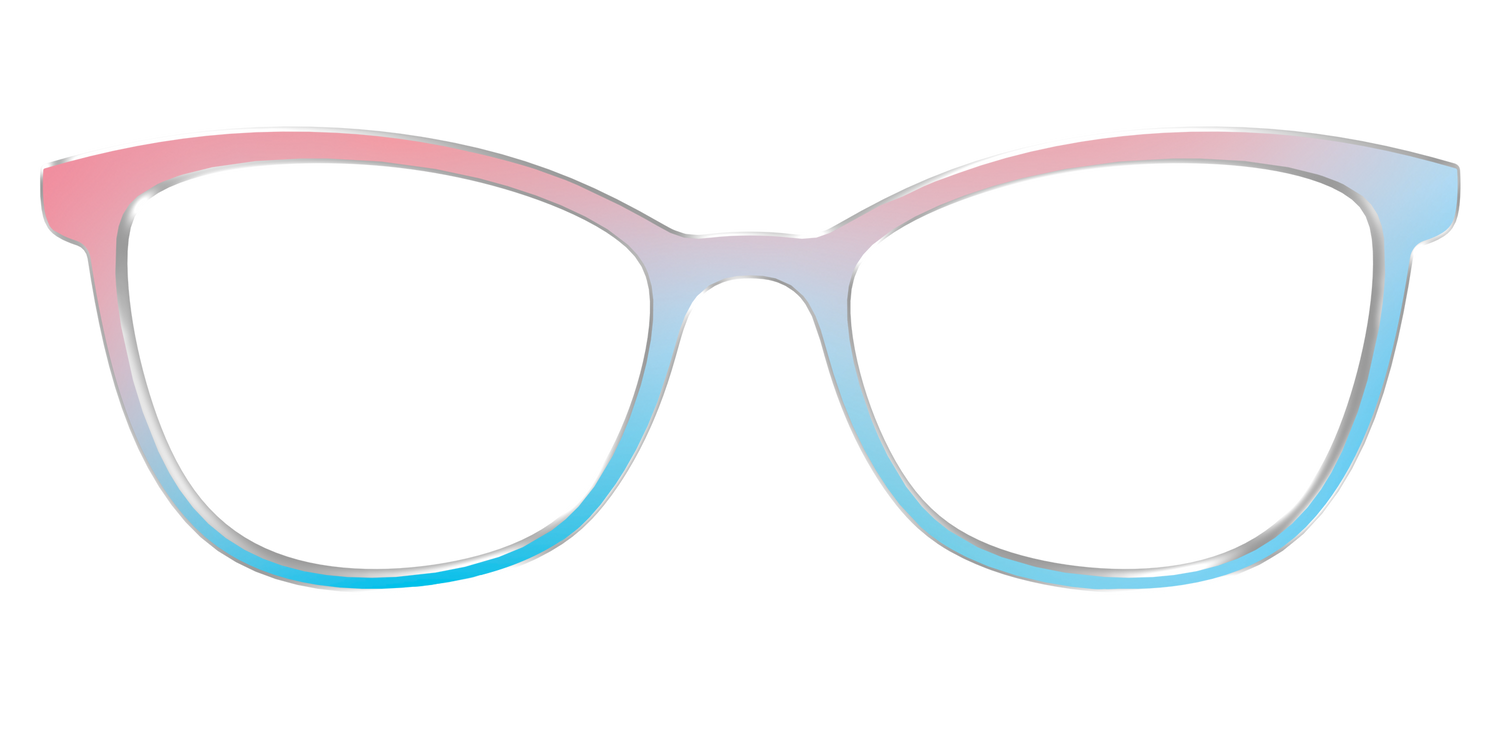 The Daybreak Ombre - Front Top Image - Pair Eyewear