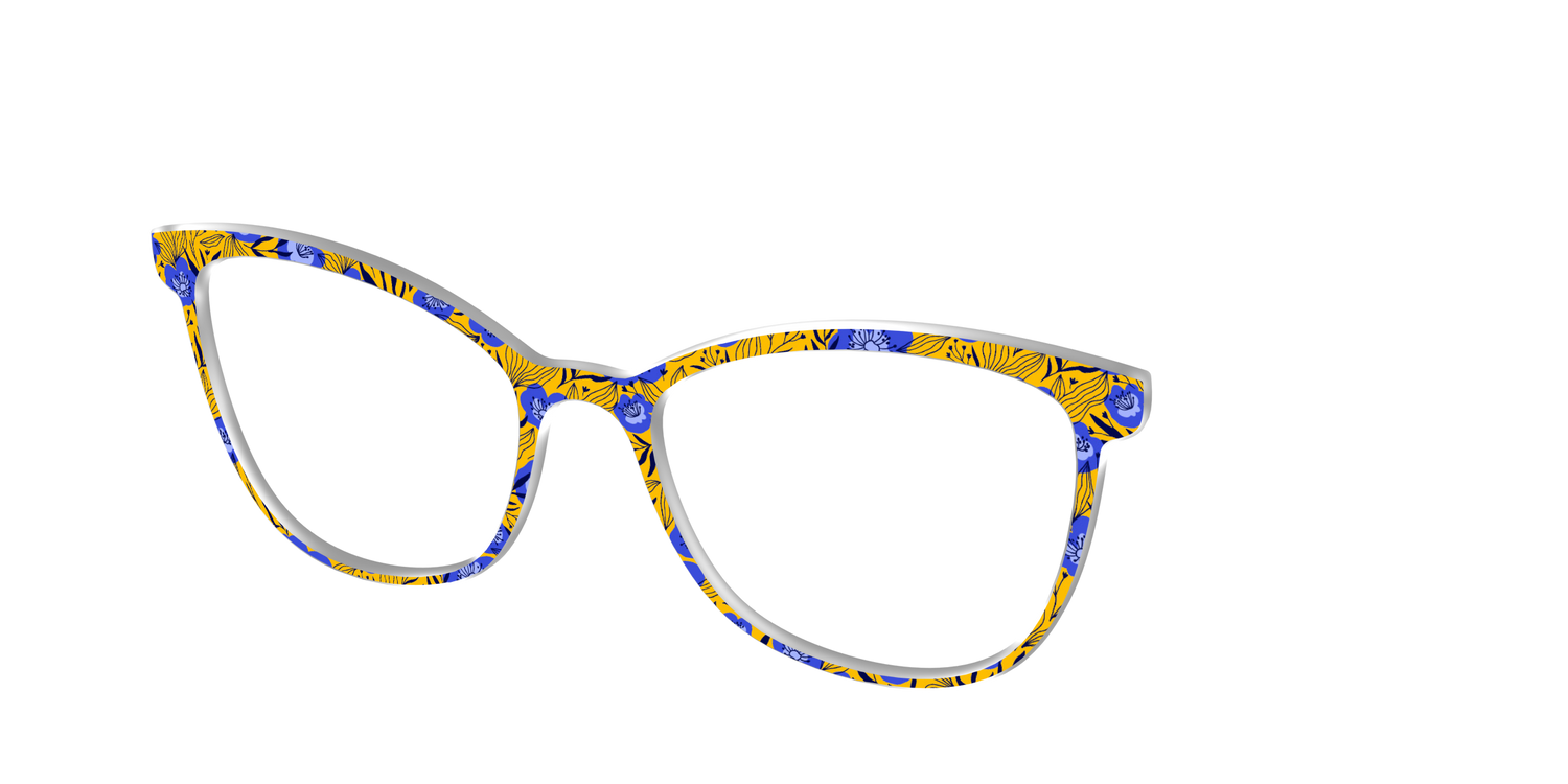 The Fab Floral - Angle Top Image - Pair Eyewear
